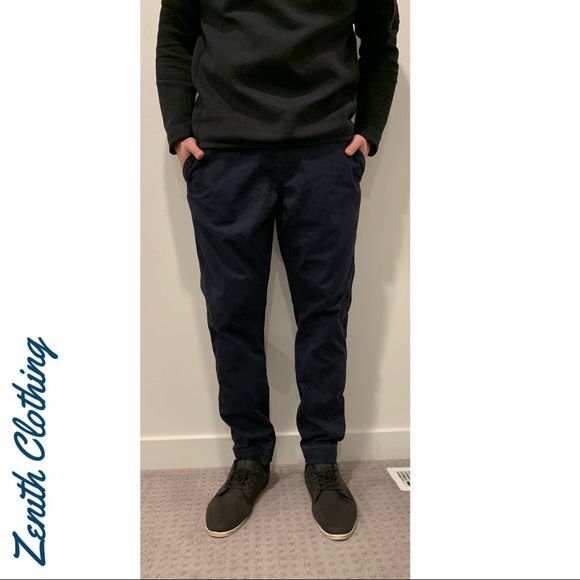 Gap chinos straight leg Joggers Navy Blue - Picture 1 of 7